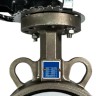 PN16 DN125 Затвор дисковый поворотный Баттерфляй, корпус и диск из нержавеющей стали AISI 304, Seat PTFE