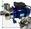 Pompa do przemysłowych systemów mycia BK200D, 1.5kW, AISI304, 220V/50Hz, 2900 z otwartym wirnikiem