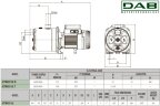 DAB JETINOX 102 M self-priming pump, 102640040H