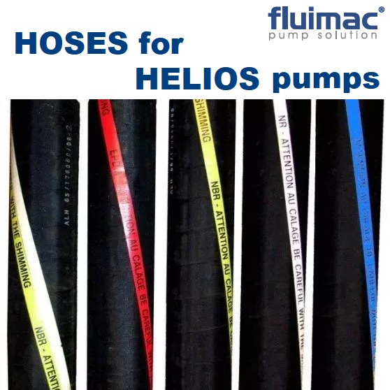 Tuyau pour pompe péristaltique FLUIMAC HELIOS AS 20 NOR norprène, Ø 17x31 L=550