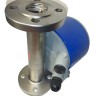 DN25 Edelstahl Durchflussmesser Rotameter KLZZ PN40 (Alkohol 96%), 180...1700 l/h, 4-20mA, Ex