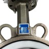 PN16 DN150 Задвижка Баттерфляй, корпус и диск из нержавеющей стали AISI 304, Seat PTFE