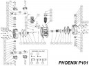 Joint torique, NBR, PHOENIX P65, P100, P101