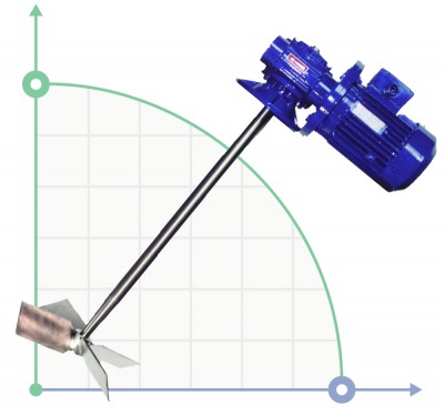 Низькообертовий міксер AGR-V, 0,18 кВт