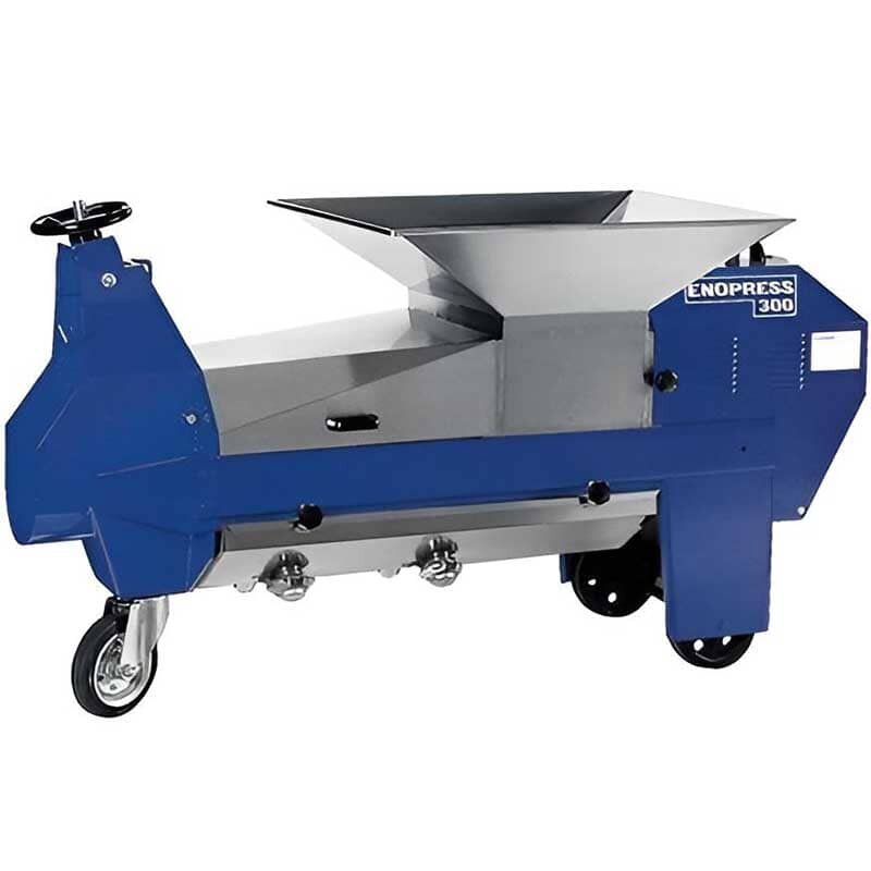 Винтовой пресс непрерывного действия для виноделия LIVERANI ENOPRESS/ECOPRESS 300, 2000-4000 кг/ч, 4,1 кВт, 11 об/мин из нержавеющей стали
