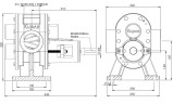 Pompe à engrenages pour produits visqueux Kupar KHP 2 1/2 pouces, 3.5-35 m3/h