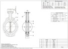 PN16 DN200 Задвижка Баттерфляй, корпус и диск из нержавеющей стали AISI 304, Seat PTFE