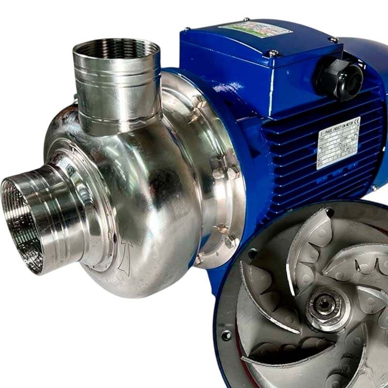 Bomba de impulsor abierto BK400, 3,0kW, AISI304, 380V/50Hz, 2900