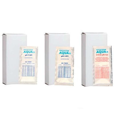 Коробка з 20-ма пакетами з калібруючим розчином 1413 µS/cm