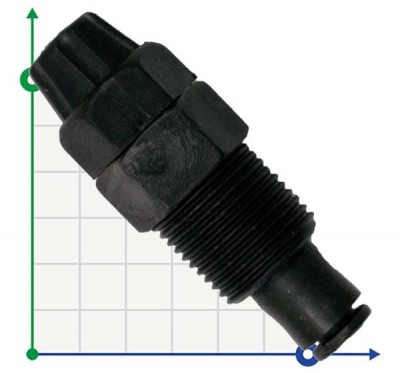 Reagenzieneinspritzventil für Membrandosierpumpen bis zu 20 l/h, VITON, ETATRON