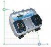 Перистальтический насос PDP AQUA DET 4 MOD7 10-0/1,5-3/1-8 90-230V SANT./SILIC./PP-GL-VT-S.INDUT
