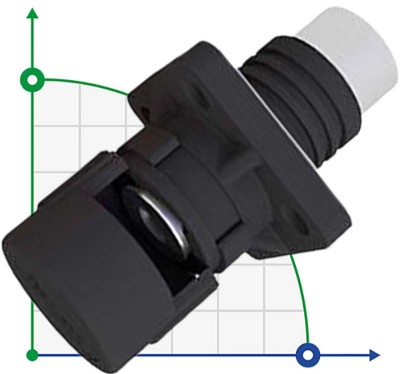 CN06-LSP120A-03-LM, 120A, 1000V DC bolt connector nut type, black