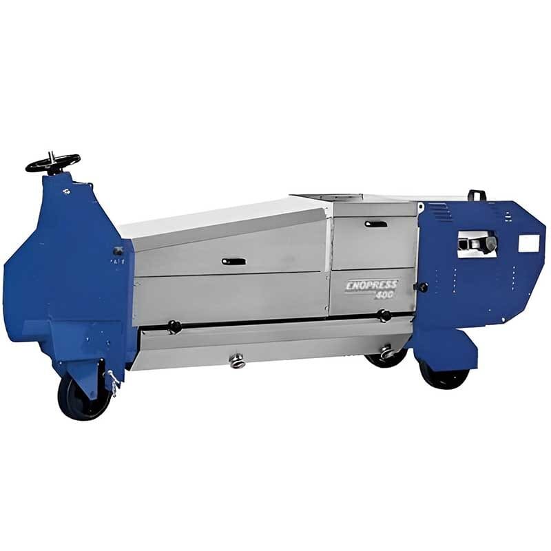 Винтовой (шнековый) пресс непрерывного действия LIVERANI ENOPRESS/ECOPRESS 400, 5500-8000 кг/час, 7,5 кВт, 3-9 об/мин из нержавеющей стали