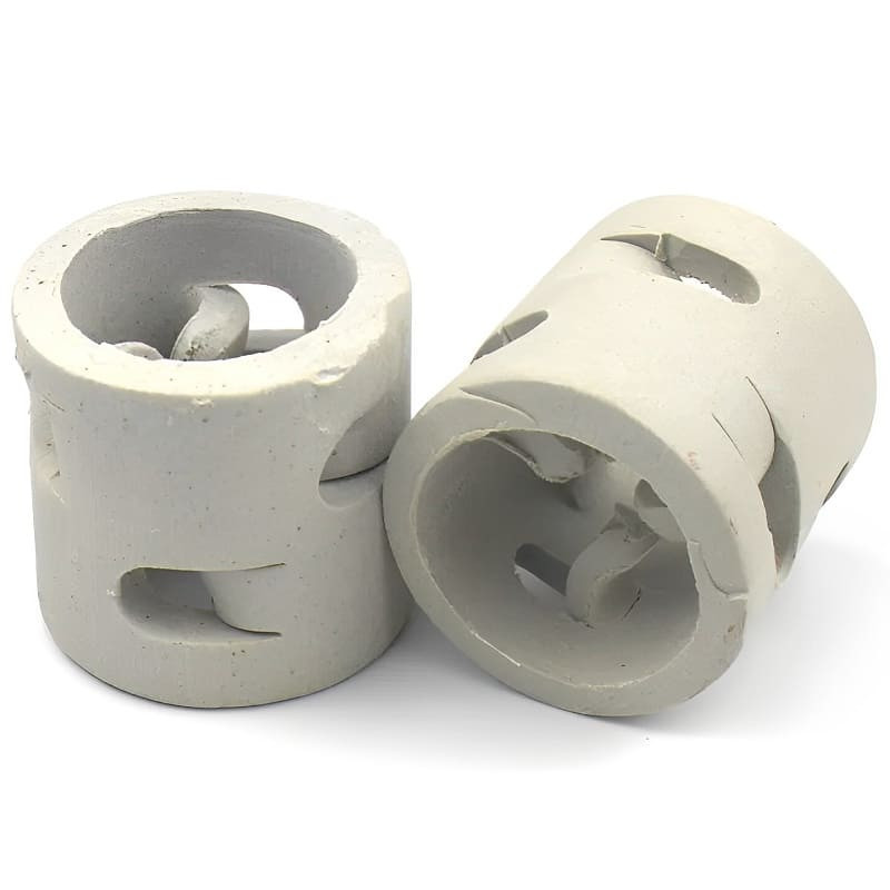 Ceramic Pall Ring, 80x80x8 mm, VFF