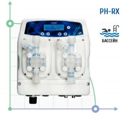 Cтанція дозування та контролю для басейнів eTwin PDE 0505 pH-Rx