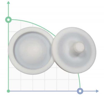 Membrane für Dosierpumpen ETATRON Serie PKX, DLX, DLXB, BT mit PTFE