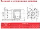 ADM 4 PVDF/TF/0.16HP/2800RPM насос з магнітною муфтою