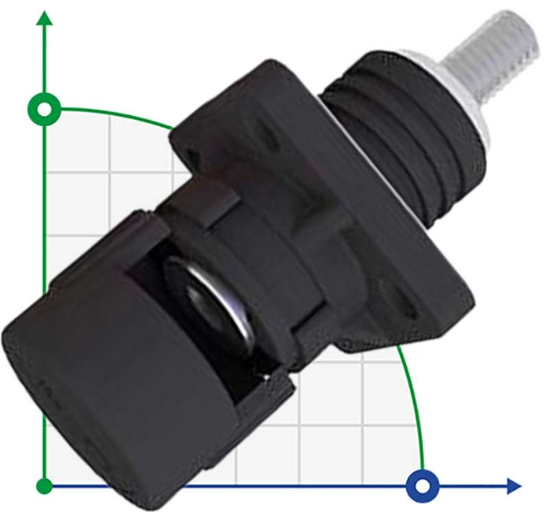 CN08-LSP200A-03-LD, 200A, 1500V CC conector tipo tornillo, negro