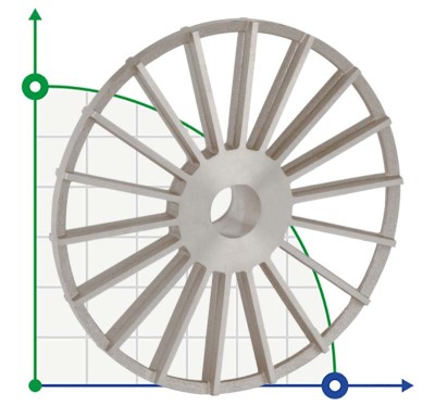 Impeller for pump ROVER POMPE NOVAX 20 B code 350035