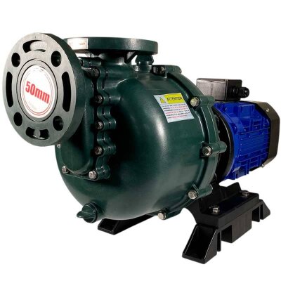 Ferric chloride transfer pump QHB-G-50052EAL-SSH5V38AGABS-3801,GFRPP, 507L/min, 24m, 3.7kW, 380V, centrifugal self-priming