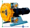 Pompe à tuyau industrielle JXHIN-25-AL-F-NBR-P, 792 l/h, 1,1 kW, 16 bar, 380V