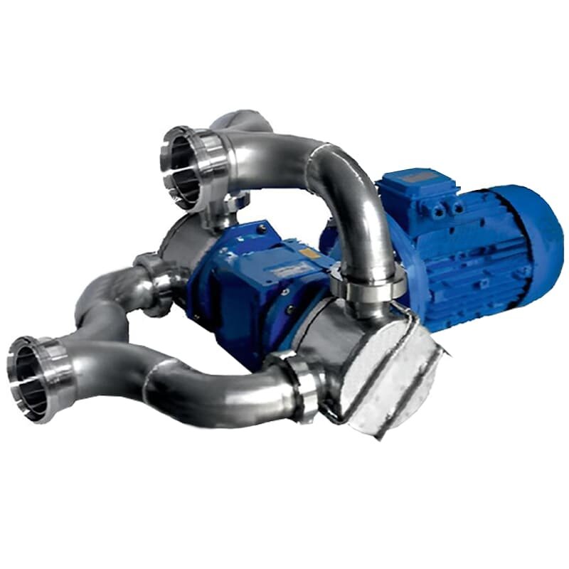 Bomba de impulsor para transferencia de cera LIVERANI RID MAXI Doble 2Q NR TF 5,5-3,0kW, 470-235rpm, 380V con caja de cambios