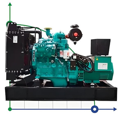 Générateur diesel industriel XHYC-20GF avec ATS, moteur Cummins 20kVA, 20kW, 380V/50HZ type ouvert