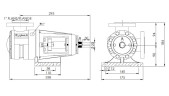 Kupar KIP Pumpe für viskose chemische Produkte 1 Zoll-C, AISI 316, 0,2-2 m3 / h