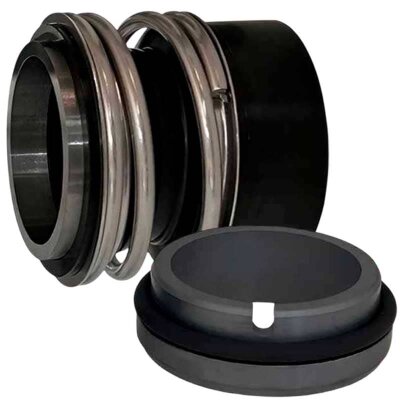 Garniture d'arbre mécanique R-MG13 24, SiC/SiC, NBR, 304, type G9 AESSEAL B013, B093U, B013SS, BURGMANN MG13, FLOWSERVE 193