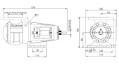 Kupar KIPK Gear Pump for viscous chemicals 1 1/2 Inch -C, AISI 316, 0.4-4 m3/h