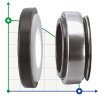 Сальник (торцеве ущільнення) R-BT-AR 60, CAR/SIC, EPDM, 304