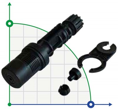 3/8 -1/2 Zoll PP Filter mit FPM-Rückschlagventil von 1 bis 140 L/h (10 Stück)