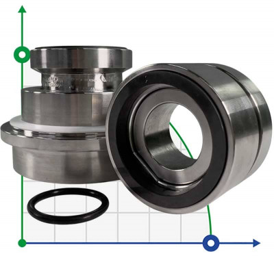 Uszczelka kasetowa do pompy Sulzer Ahlstar APP2 R-SE1F-AP 40, SIC/SIC, VITON, 316