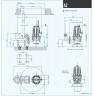 Submersible pump Dreno AT-EX 80/2/173 C.254 with single channel open impeller