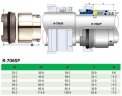 Уплотнение торцевого насоса Grundfos Sarlin R-706SP 32, SIC/SIC, VITON, 304