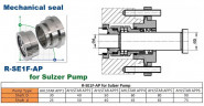 Cartridge seal for pump Sulzer Ahlstar APP3 R-SE1F-AP 50, SIC/SIC, VITON, 316
