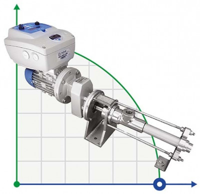 Pumpe zum Dosieren von Additiven beim Mischen von Schmiermitteln ATLAS DOS 12.2-05-WIFI-0.50HP-5.47-2800-80-A-VITON
