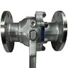 PN16 DN80 Кульовий кран з нержавіючої сталі AISI 316, Seat PTFE