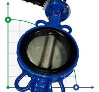 PN16 DN125 Задвижка Баттерфляй, чугунный корпус, диск AISI 304, Seat EPDM