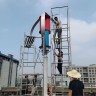 Q-type wind turbine RX-QV5K 5 kW vertical