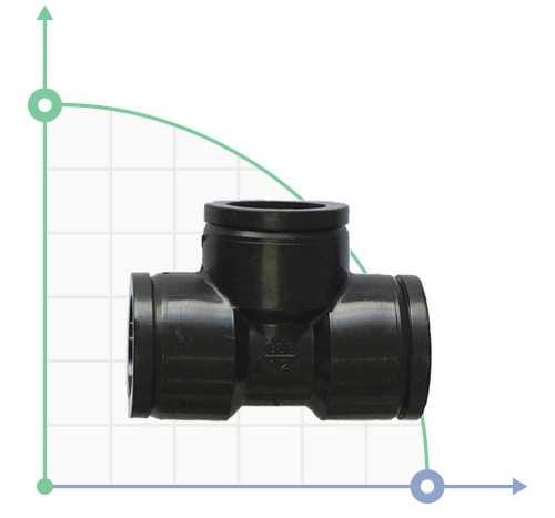 T- connector R.H-1/2 inch