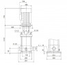 Вертикальный многоступенчатый насос GRUNDFOS CRI 10-22 A-P-T-E-HQQE 96549373