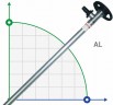 700 mm, AL bare part (pipe) to the barrel pump