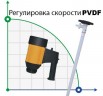 Насос для бочек BTS-HD-E2-V+PVDF-1000mm (с регулировкой скорости)