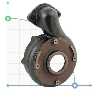 Obudowa części pompy do pomp odwadniających i kanalizacyjnych, 773432001