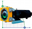 Індустріальний шланговий насос JXHIN-10-ABS Plastic-NBR-P, 57 л/год, 0,37 кВт, 10 бар, 380В