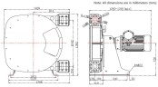 Індустріальний шланговий насос JXHIN-100-CI+Titanium-EPDM-P, 42 м3/год, 15 кВт, 16 бар, 380В