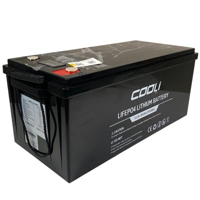 Batterie CL-12.8V 200Ah, LiFePO4, LFP ABS Shell sur pied avec Bluetooth et écran