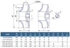 Pump for sewage and oily media 2CM 80-50-200/2b, 11 kW, 3000 rpm (without motor)