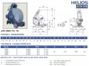 Pompe péristaltique chimique FLUIMAC HELIOS ATR 280 FX 24321 l/h, 7,5 kW, 22,3 tr/min